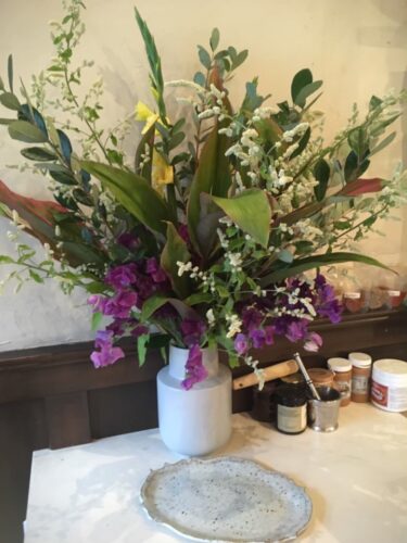 飲食店の活け込み